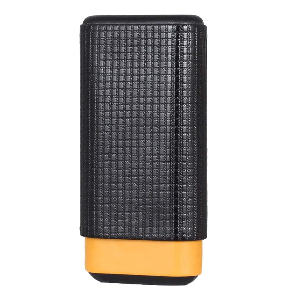 MRKU Humidor da Viaggio per sigari, Custodia Portatile per sigari, Custodia in Pelle per sigari, Scatola Porta sigari per Viaggi d'Affari, confezionata con Bella Scatola Regalo