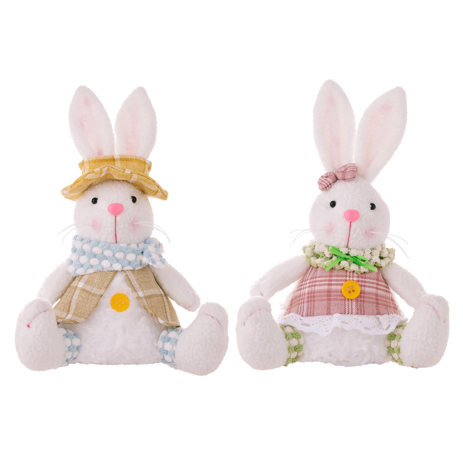 carotoe LED Toy for Easter Window Decors Eye Catching LED Doll Festival Easter Party Decors Ornament