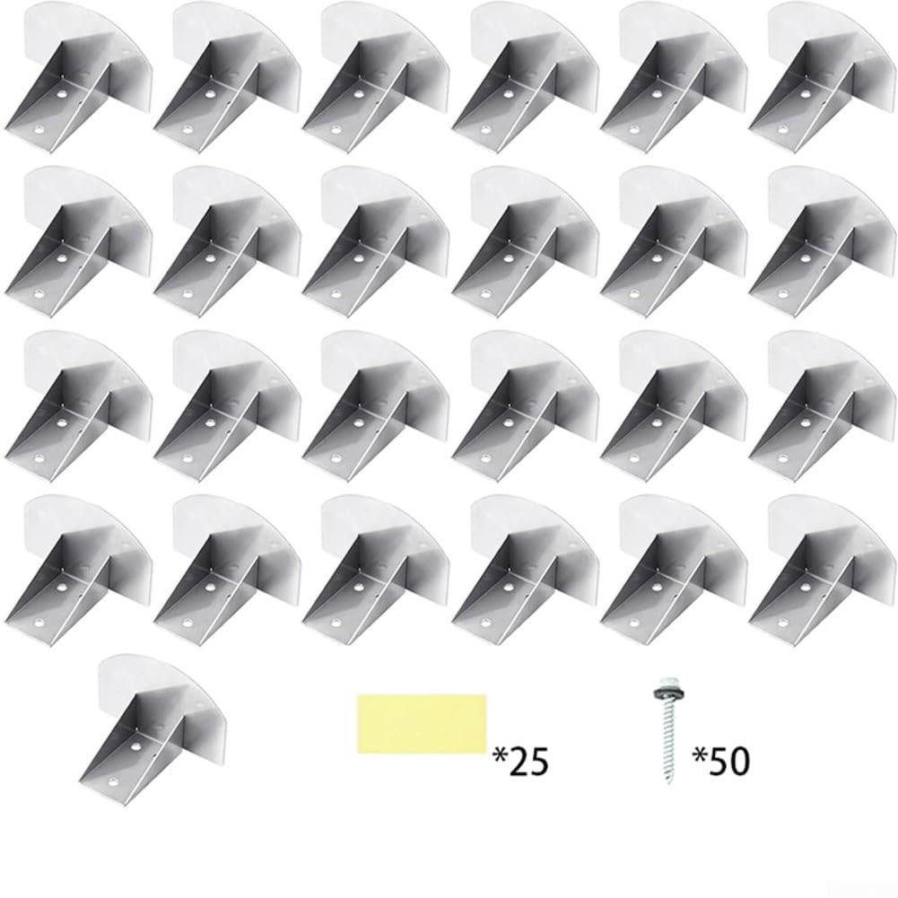 25 Piezas Topes Nieve para acero Inoxidable para Techos Metal