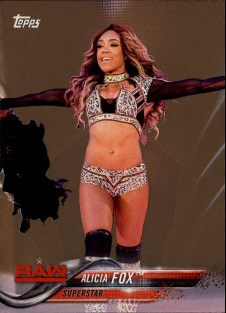 Amazon.com: 2018 Topps WWE Bronze #6 Alicia Fox : Collectibles