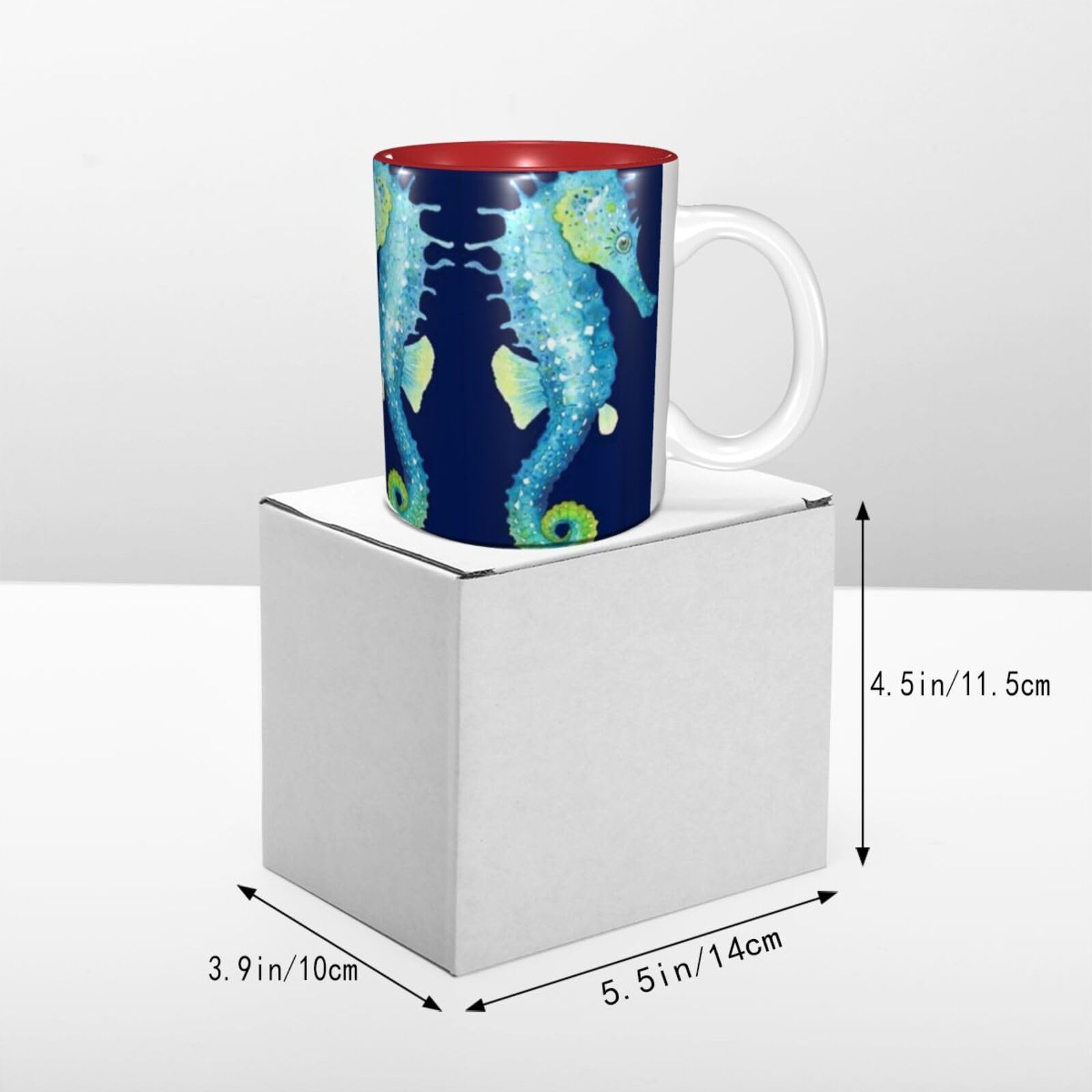 Amazon.co.jp: タツノオトシゴ マグカップ コーヒーカップ 大