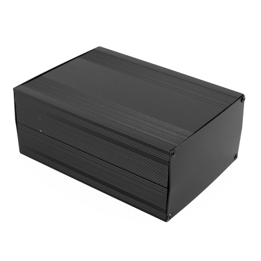 Aexit 203 x 145 x 83mm Multi-purpose Electronic Extruded Aluminum Enclosure Case Black (e4e8ed1751719ffa620583b86a1e1a30)