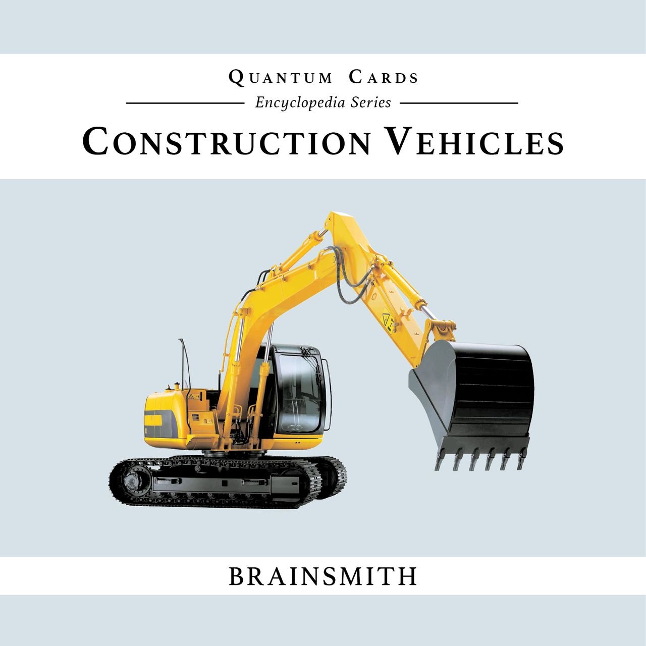 Brainsmith Artboard Construction Vehicles - Learning Flash Card Set, Multicolour, 8 months to 8 years, 10 Cards