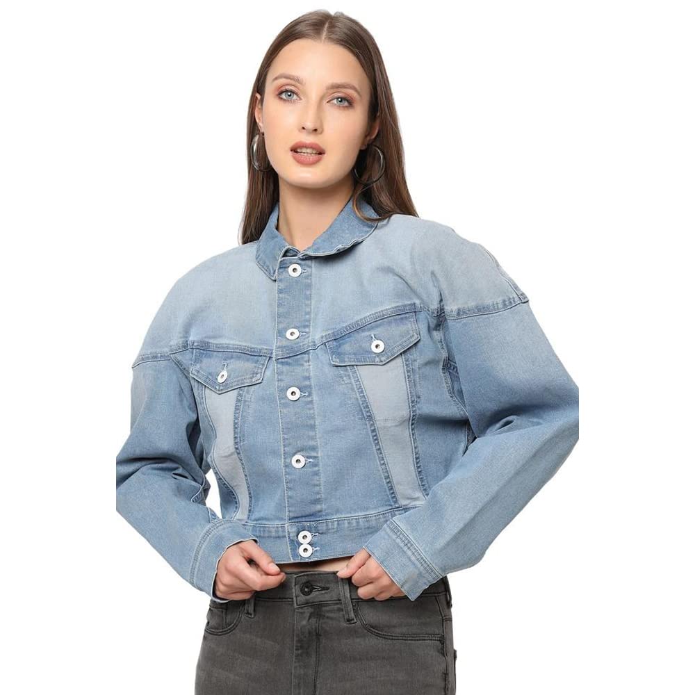 pepe jeans Cotton Blend Women's Classic Fit Standard Length Jacket-picture-10