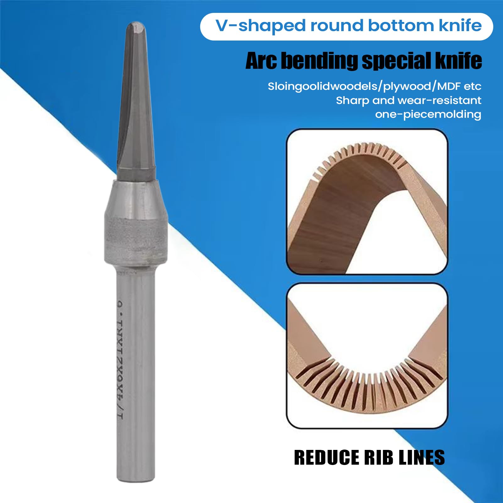 de fraisage – Fraise à 13 mm et 6 mm pour coupe affleurante | Fraise de précision à grande vitesse, fraise conique pour bois, stratifié, atelier de bricolage, fraisage à rainurer