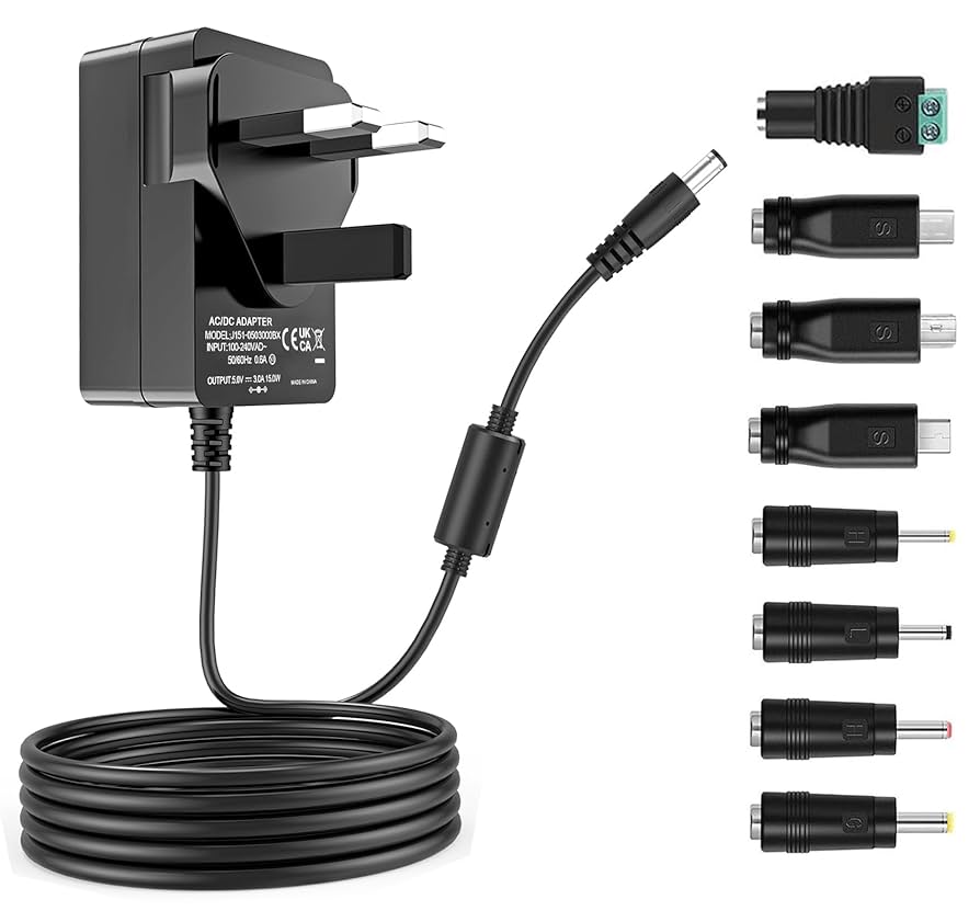 SoulBay 5V 2A Power Supply Adapter 10W AC100-240V To DC 5 Volt 2Amp