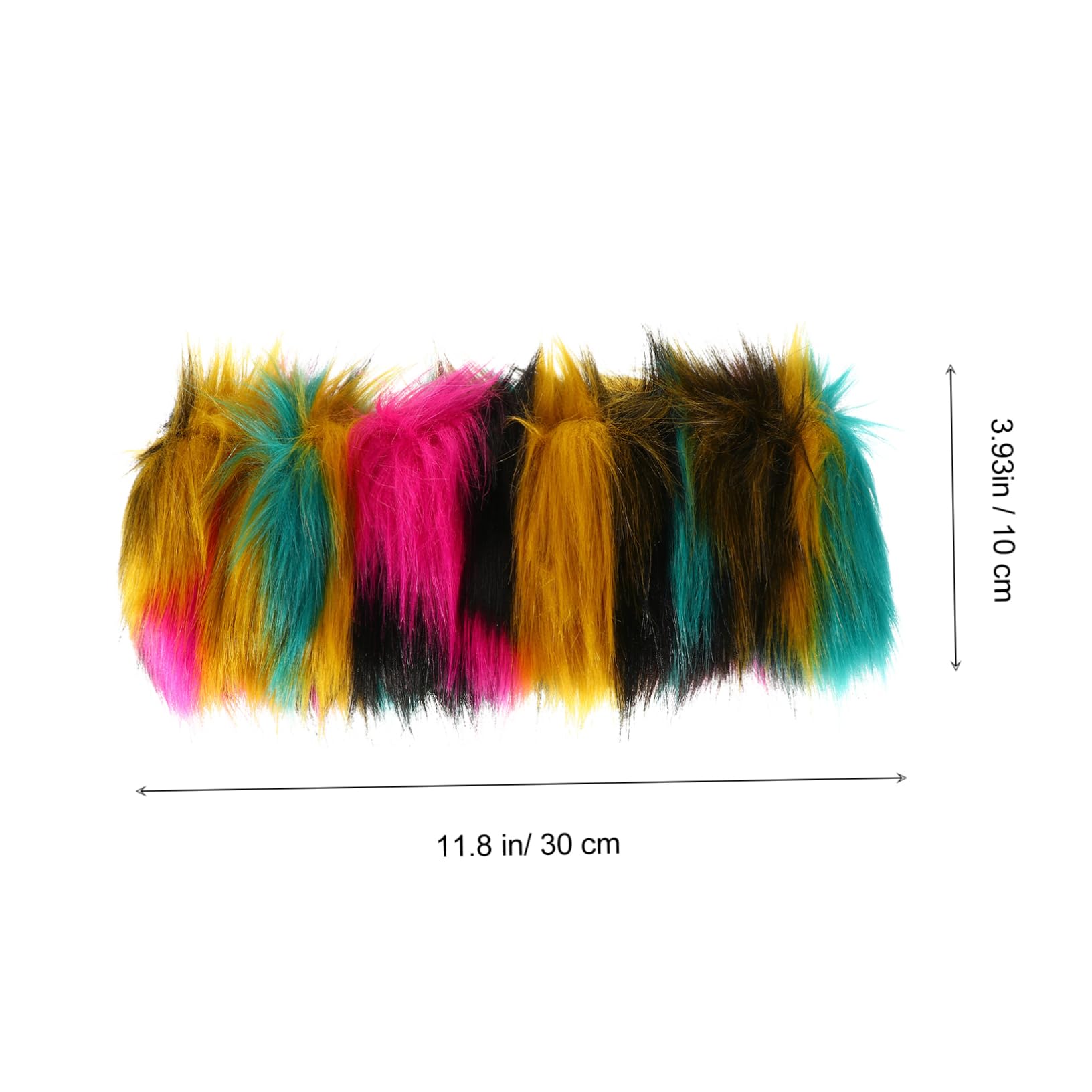 FRCOLOR 3 Pz fascia peluche hair charms hair jewelry fascia scalda orecchie cofano per uomo finta per da calde fasce per la testa morbida pelliccia
