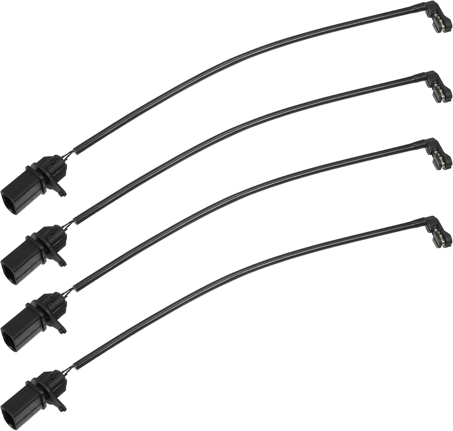 X AUTOHAUX 4pcs 8T0907637 Car Front Disc Brake Pad Wear