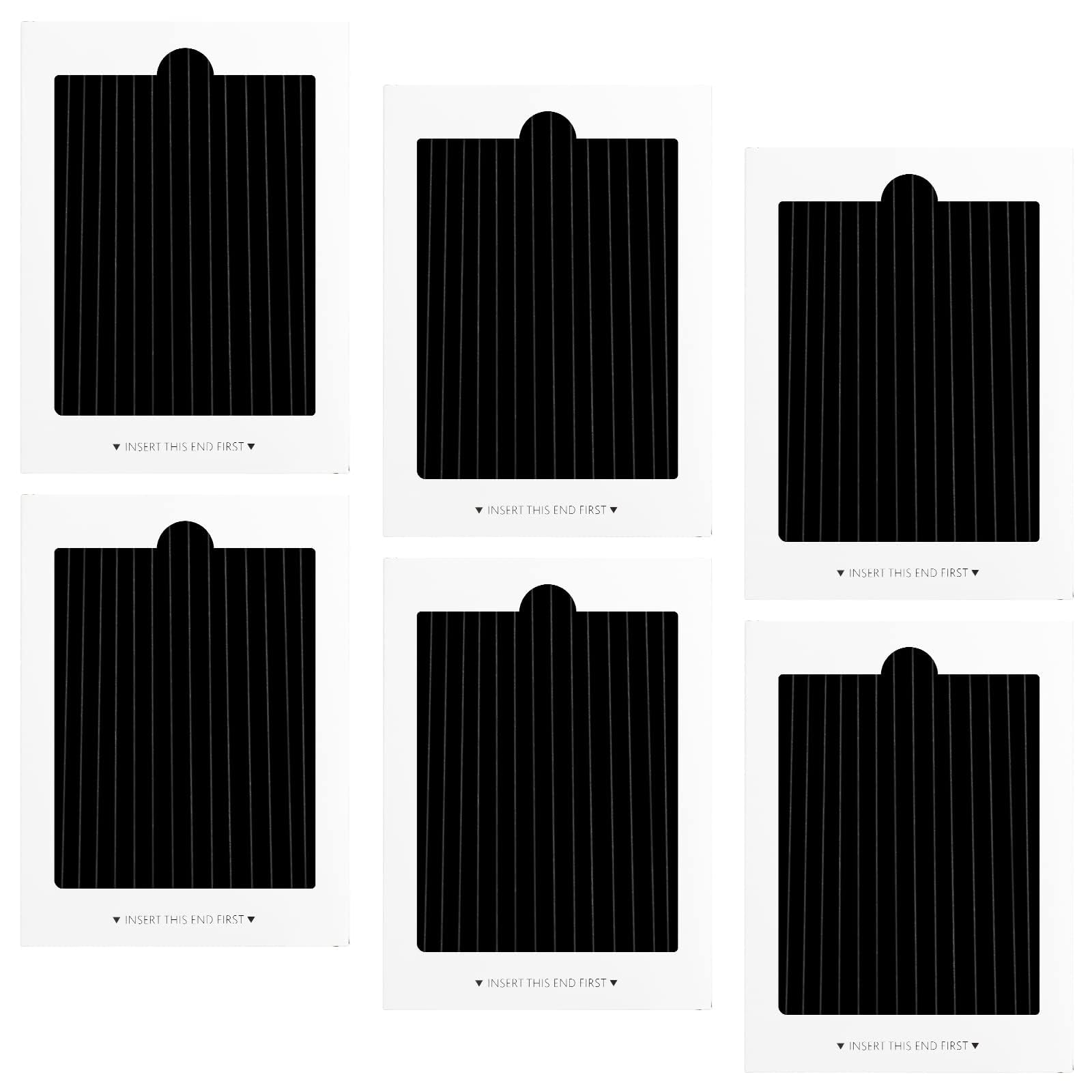 SEISSO 6 Pack Carbon Activated Refrigerator Air Filter, Refrigerator Pure Air Filters Compatible