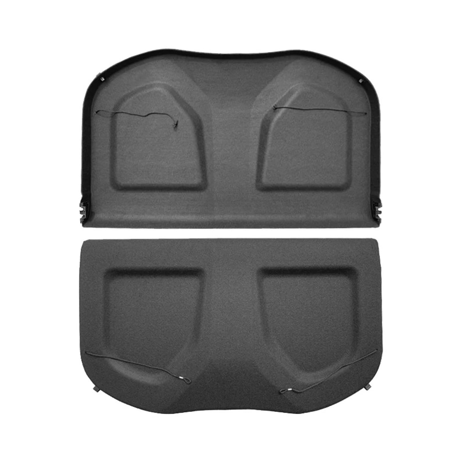 Tronco Privacy Cappelliera per Toyota per CH-R 2018-2023 Copertura per Bagagliaio Non Retrattile Portapacchi Protezione per La Privacy Decorazione per Auto Cargo Cover