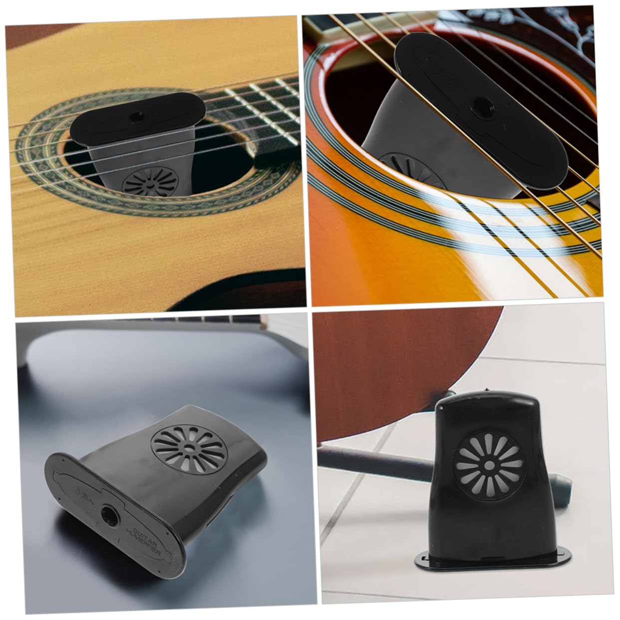 20 Piezas Humidificador De Guitarra Herramienta De Control De Humedad De Guitarra Humidificación De Guitarra Humidificador De Boca Humidificador De Ukelele Black Abdominales Hoement