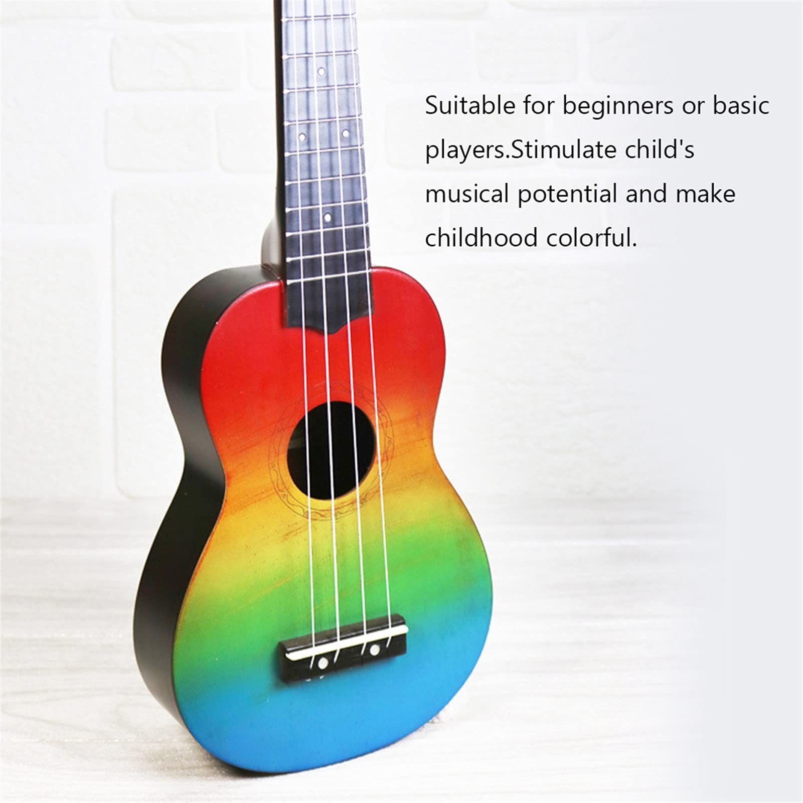 Strumento A Corda A 4 Corde in Legno da 21 Pollici in Legno Ukulele Hawaiano