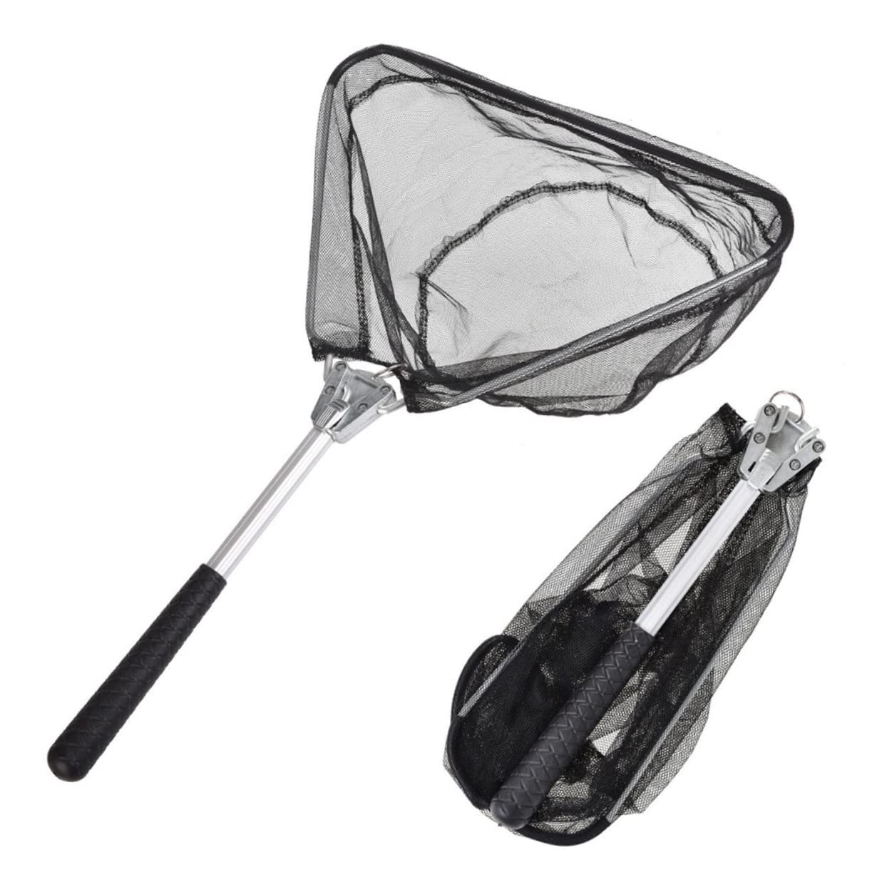 4 piezas de red de pesca plegable, red de aterrizaje para peces, red para capturar peces, red de aterrizaje para pescar, redes de lanzamiento para pescar, mini red de pesca, red de inmersión para