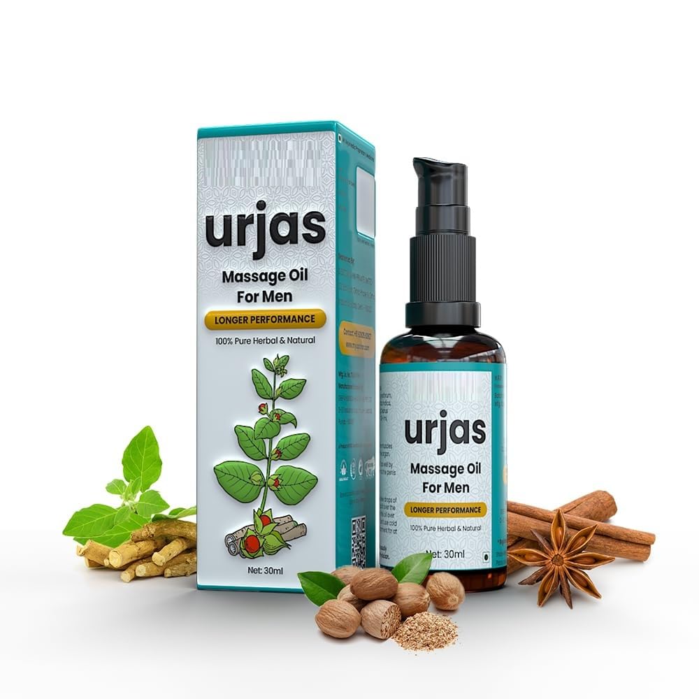 1.01floz 30ml Urjas Sensual Massage Oil for Muscle Growth and Relaxation -