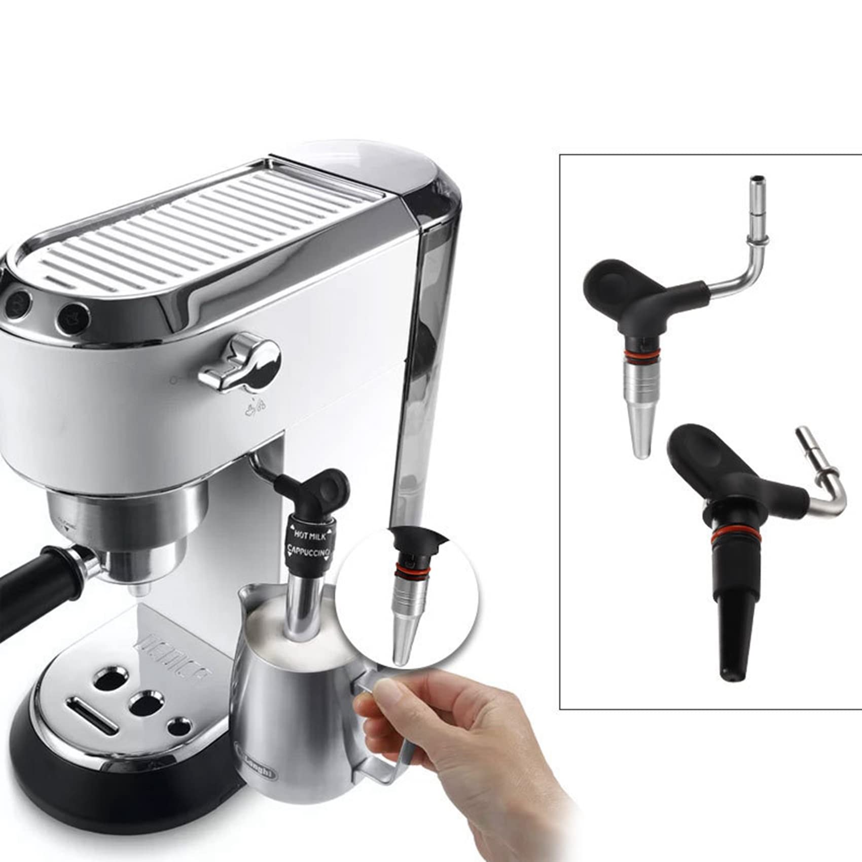 すぐできるセット エスプレッソマシン デディカ スチームノズル改造済み