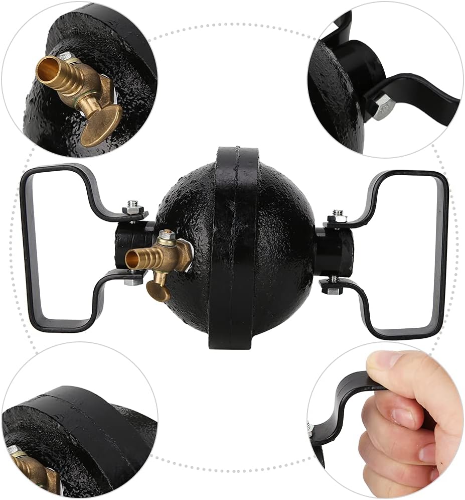 Magdeburg Hemispheres Experiment Cast Iron Physical Teaching for School Use