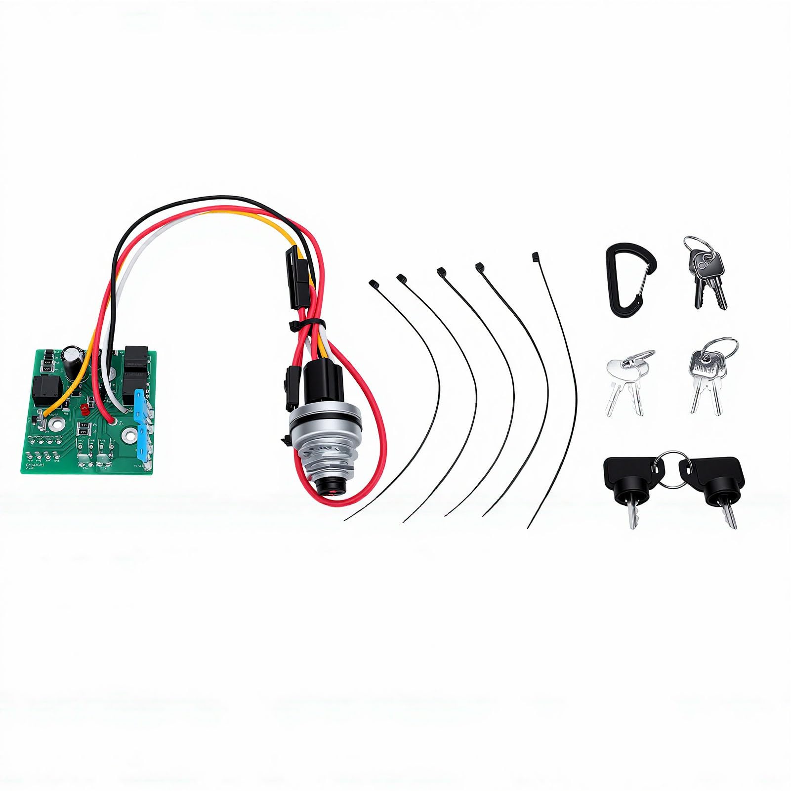 Acouto Módulo de Interruptor de Encendido Reemplazo del Módulo del Interruptor de Arranque del de Llave para AM132500 AM132500U AM130341 con Gancho para Llave Compatible con
