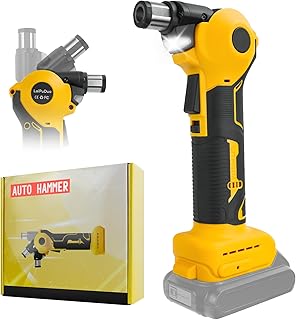Cordless Palm Nailer for dewalt 20V Battery, Auto Hammer with Magnetic Head,0-90° Adjustable Auto Hammer for One-Handed Use, for Framing & Joist Hangers(No Battery)