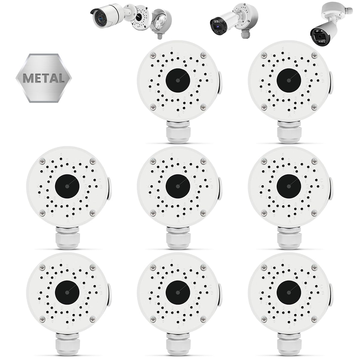 Photo 1 of ***ONLY FIVE***
?Security Camera Junction Box? Universal Bullet Security Camera Mount Bracket, IP66 Waterproof Junction Box for IP Camera