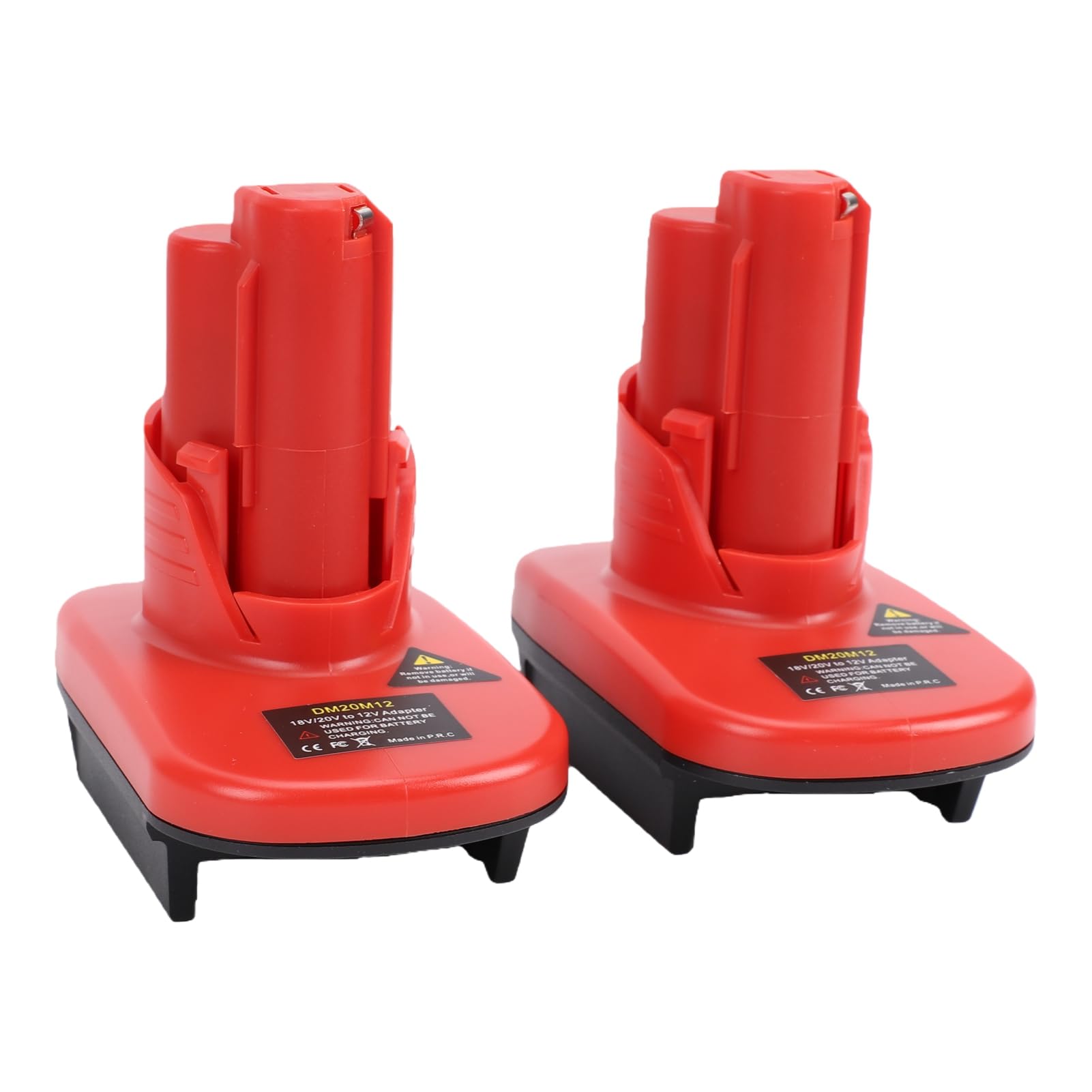 Adattatore Batteria da 18V a 12V, ABS, 2 Pezzi