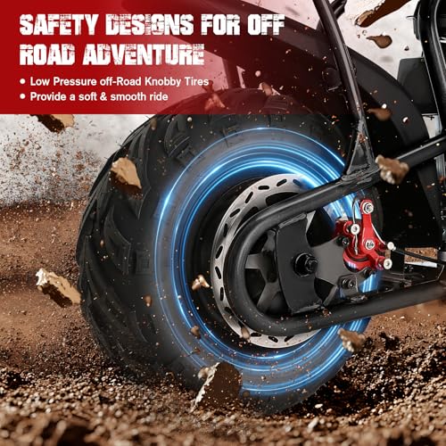 Image of Oryxearth Mini Dirt Pit Bike BRM100, 105CC 4-Stroke Gas Powered 3.5HP for Off Road & Trail Bike, Up to 28 Mph, Automatic Transmission and Pull to Start, Weight Support Up to 185LBS for Teens /Adults