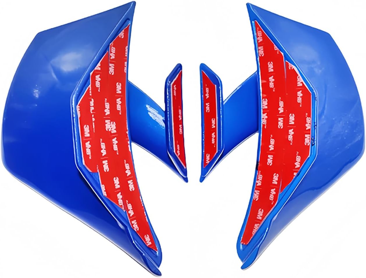 Motorcycle Fairing Wing for Suzuki,Front Wing Parts Aerodynamic Fixed Winglet Fairing Cowl Fixed Wing Compatible with GSX-R1000 GSX-R1000R 2017-2023 (Glossy Blue)