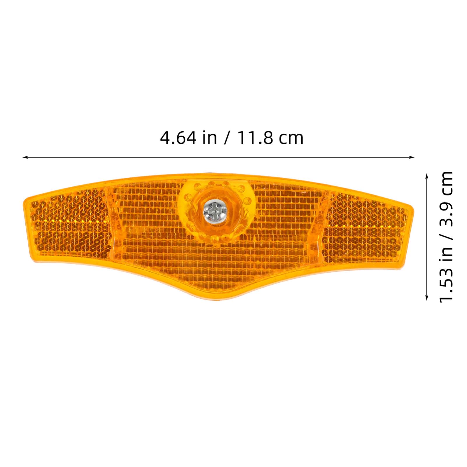 ibasenice 4pcs Bicycle Reflectors Enhance Visibility Safety for Night Riding Easy Installation Durable Reflector Lights for Cycling Adventures