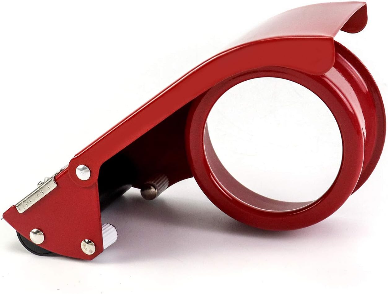 QWORK Packing Tape Dispenser, 2 Pack 2" Tape Gun Width-Adjustable with a 2" Roll of Tape for Carton, Packaging and Box Sealing : Office Products