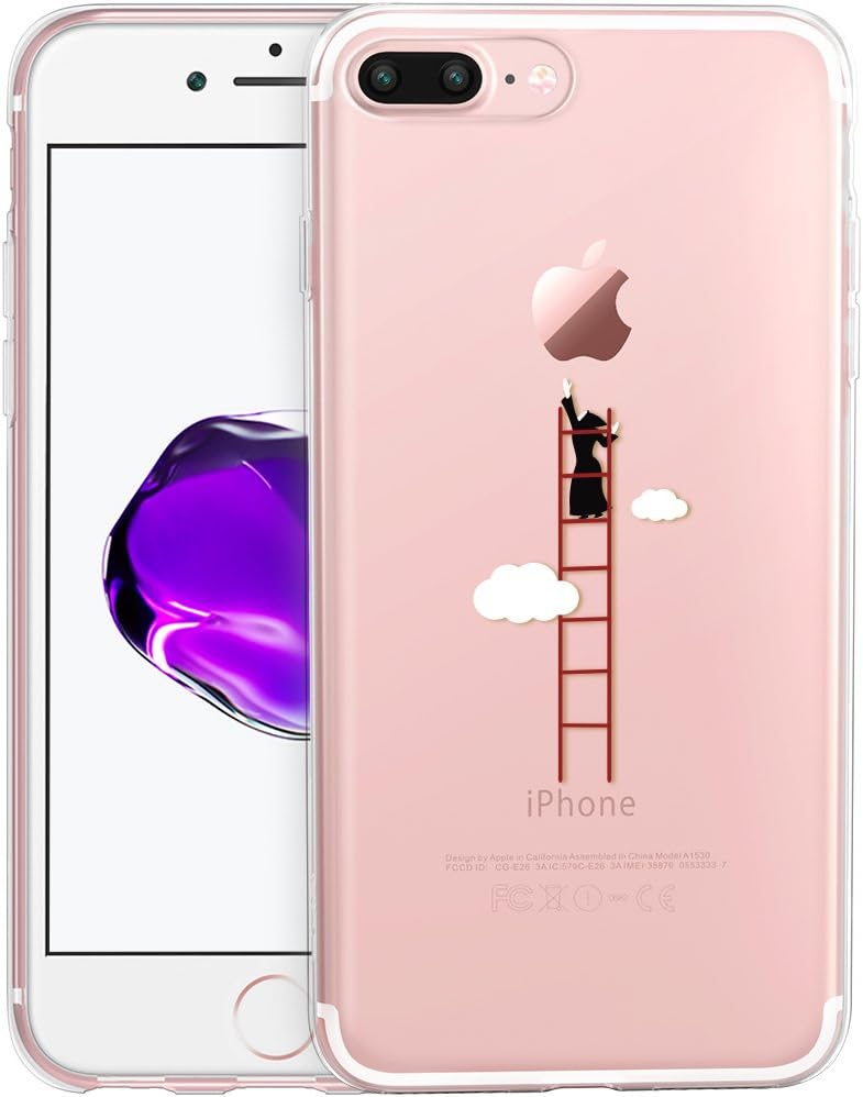 iPhone 7 Plus Case, ESR iPhone 7 Plus Clear Soft TPU Protective Case Back Cover with Cute Cartoon Pattern [Slim Fit] [Ultra Thin] for 5.5 inches iPhone 7 Plus (2016 Release)(Shoo-in)