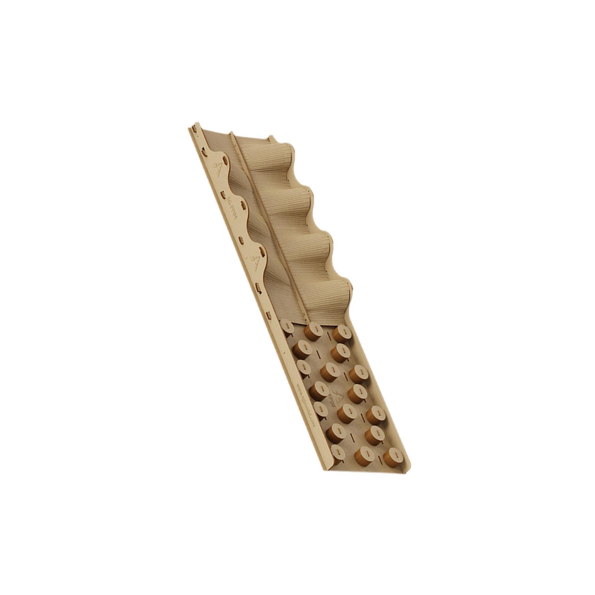 Ponte a ostacoli in legno RC Car Challenge Modello Ponte Percorso per divertimento in arrampicata con RC Crawler Cars Serve anche come mini rampa, Stile B