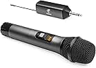 Wireless Microphone, TONOR UHF Metal Cordless Handheld Mic System with Rechargeable Receiver, for Karaoke, Singing, Party, Wedding, DJ, Speech, 200ft (TW-620)