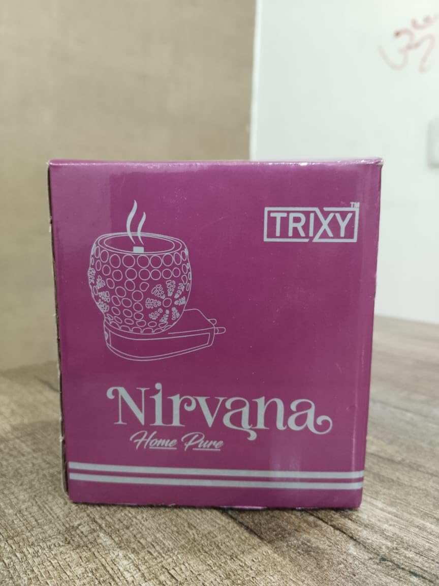 TRIXY Kapoor Kapur Dani Camphor Karpuram Bakhoor Oud Aroma Oil Diffuser Incense Dhoop Burner Electrical Stand Machine for Home Fragrance Room Freshener 2