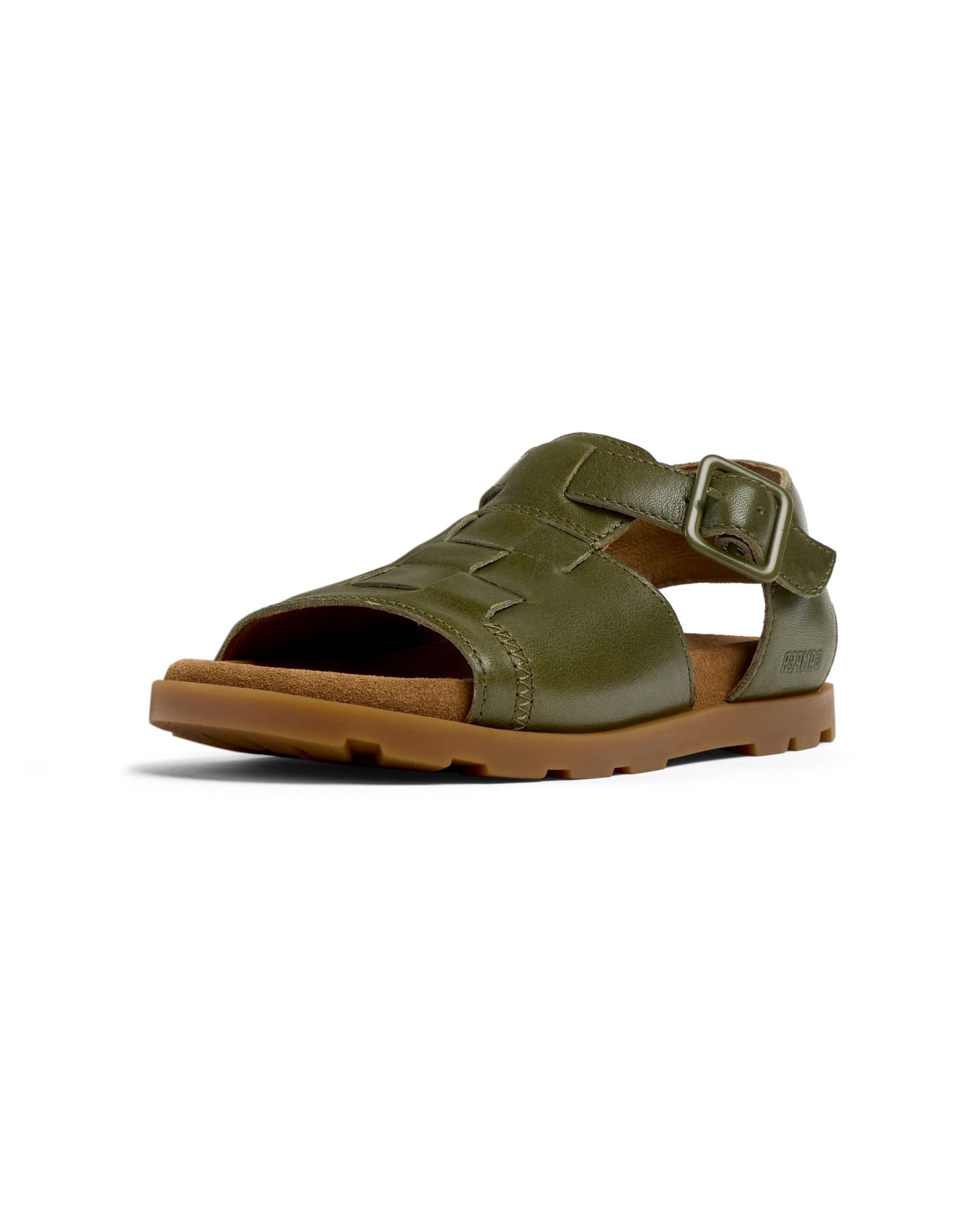 Camper Unisex Children's Brutus Sandal K800585 Fisherman, Medium Green 001, 11.5 UK