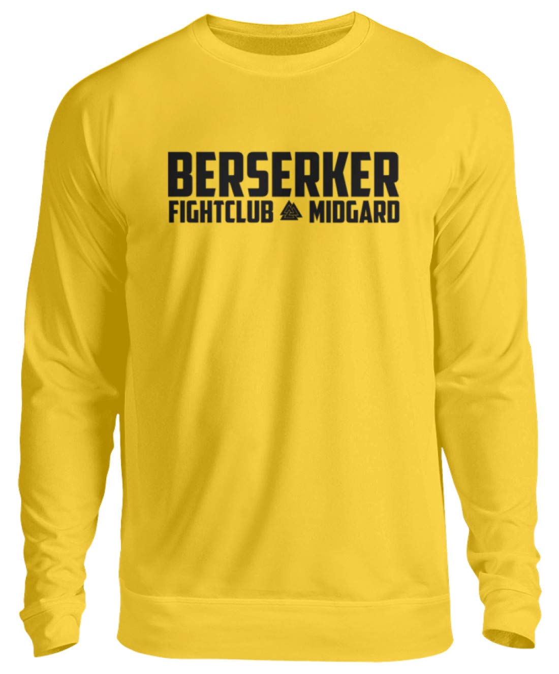 Pull unisexe Berserker Fightclub Midgard jaune taille M