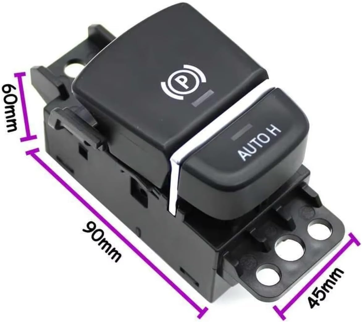 Car Handbrake Switch for G30 G31 G38 F90 2017-2023 61319109311 Car Electronic Parking Control Hand Brake Switch Button Replacement