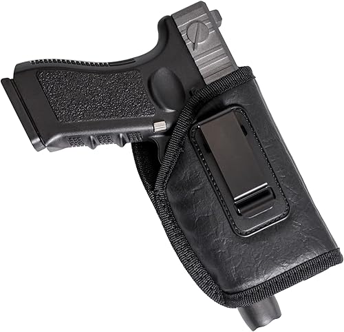 Miniatura 1 de Funda de transporte oculta universal IWB para pistola con linterna láser debajo del barril montada en pistola se adapta a Glock 17192023  Beretta 92