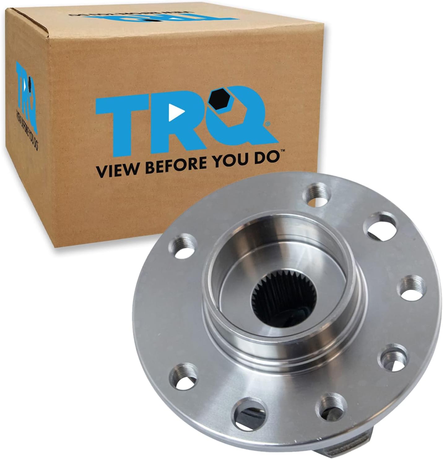 TRQ Front Driver Side Passenger Side Wheel Bearing & Hub Assembly with ABS Sensor Compatible with 2008 Saturn Astra