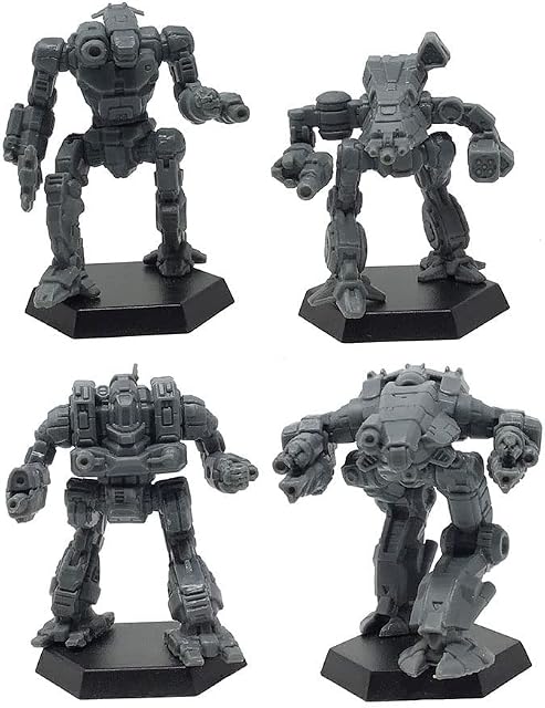 Catalyst Game Labs | BattleTech Inner Sphere Heavy Battle Lance | Miniatures Game | Ages 14+ | 2-10 Players | 30 Minutes Playing Time
