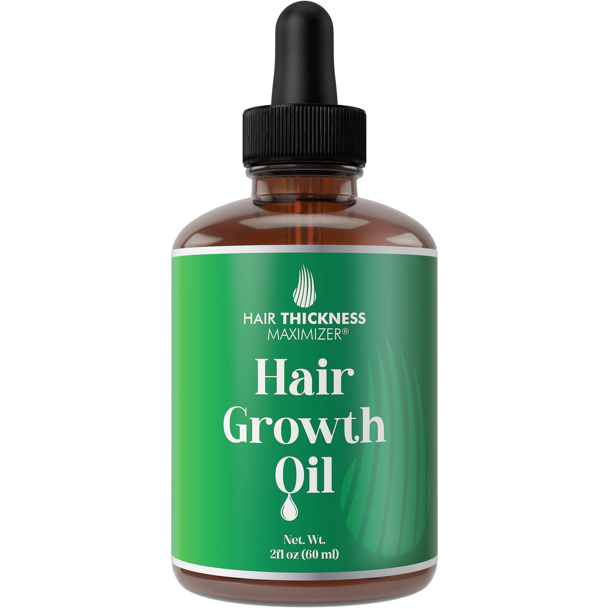 Best Organic Hair Growth Oils Guaranteed. Stop Hair Loss Now by Hair Thickness Maximizer. Best Treatment for Hair Thinning. Hair Thickening Serum with Organic Wild Black Castor, Jojoba, Argan Oil 2oz