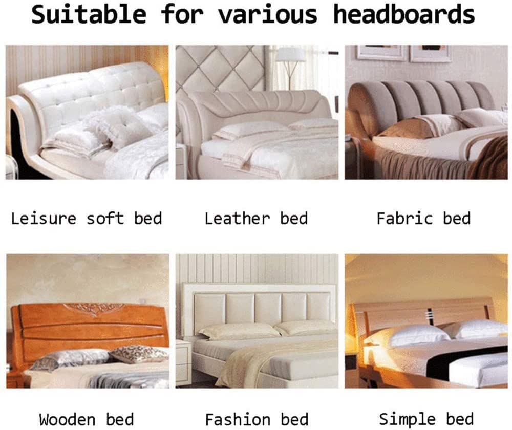 All-inclusive superzachte, gladde, gewatteerde hoofdhoes, dikkere fluwelen hoofdeindehoes, effen kleur, stofbeschermer voor de achterkant van het bed kopen vanaf een prijs van 16