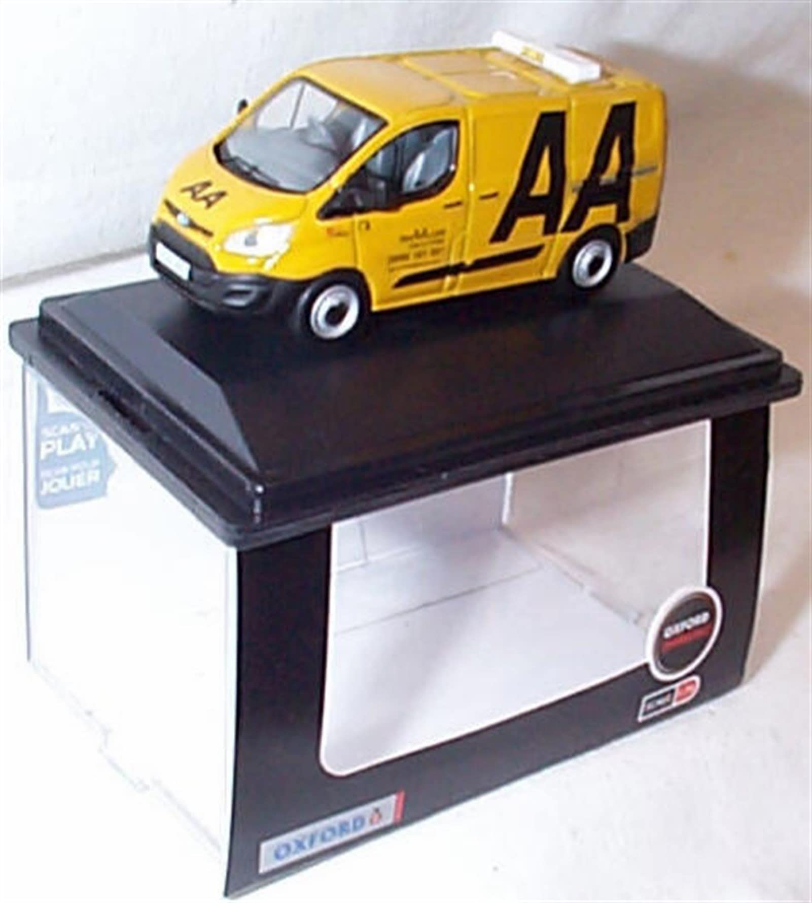 Oxford Ford Transit van Custom AA vehicle 1:76 scale diecast model