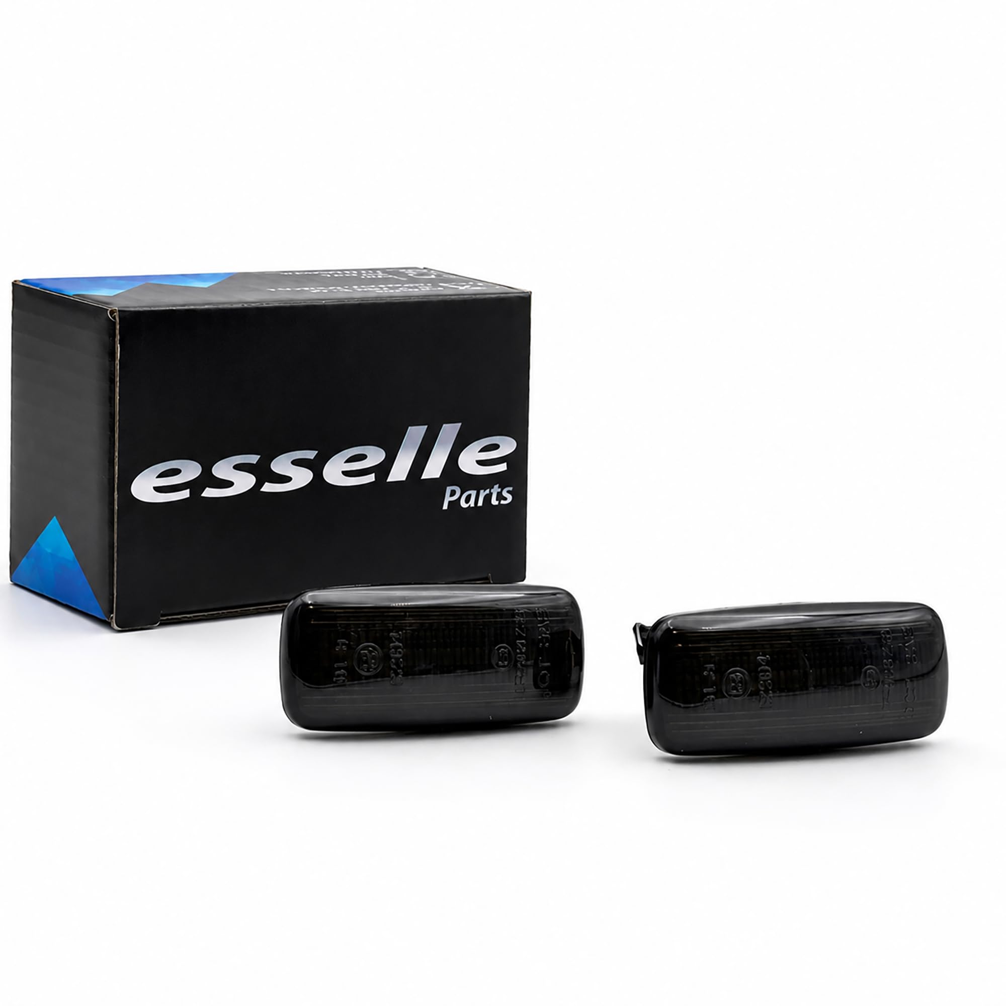 Coppia Frecce Laterali Nero Fumé Progressive Dinamiche A Led per Fiat Freemont, Lancia Flavia, Plug and play Canbus