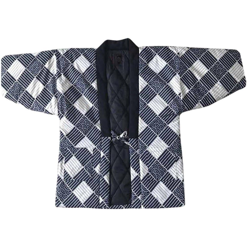 Manteau Hanten à carreaux veste chaude imprimée automne hiver intérieur