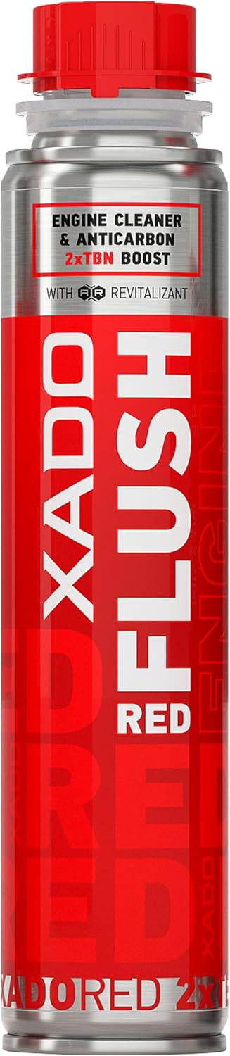 XADO RED Flush Engine Oil Flush Cleaner - Removes Carbon & Sludge, Restores Oil Performance - 250 ml