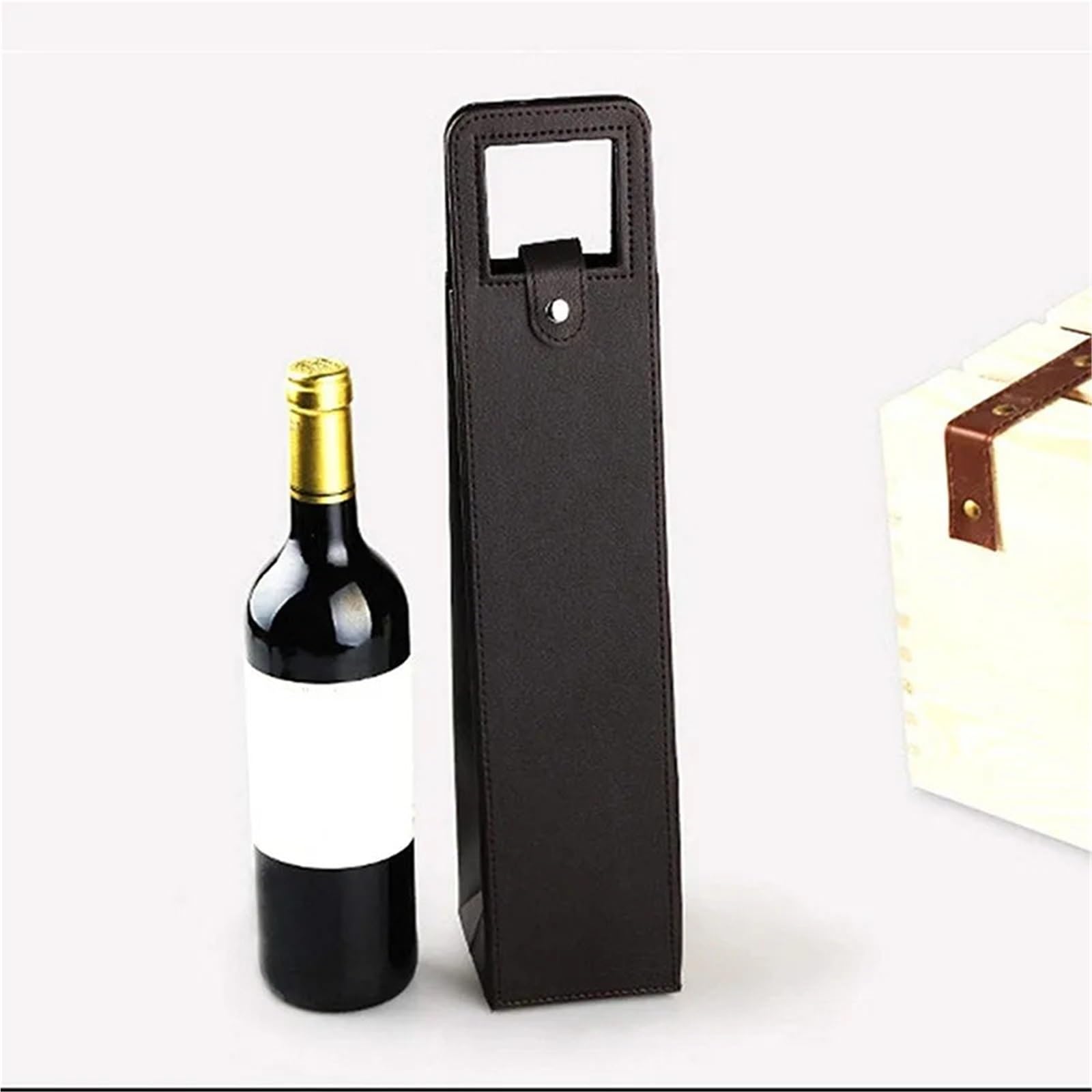 Bolsa de Regalo Cuero for Vino Tinto