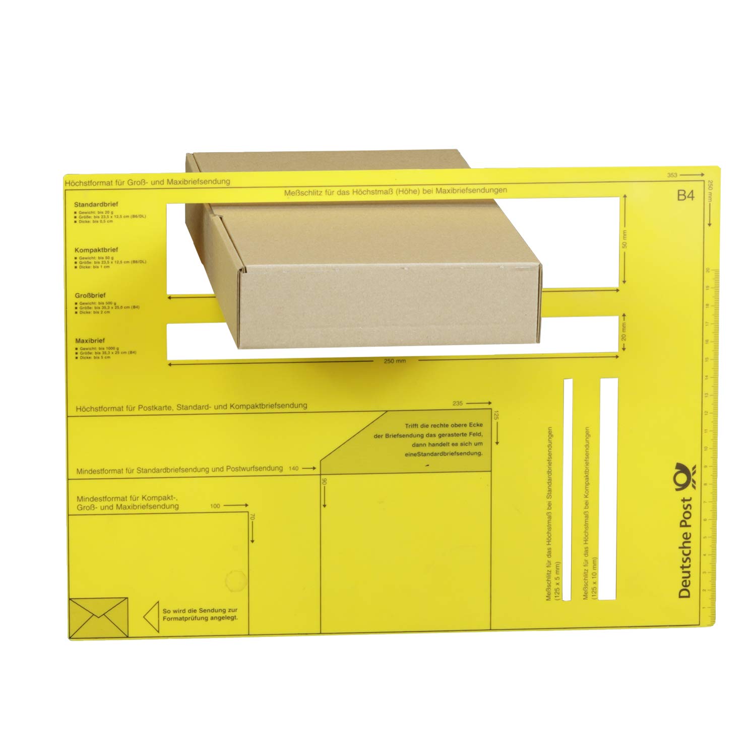 Maxibriefkartons 240 x 160 x 45 mm braun DIN A5 Maxibrief Versandkarton Warensendung Büchersendung (1200) | Versandkarton für Warensendung und Büchersendung
