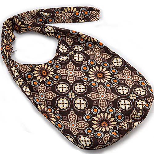 Image of Hippie Crossbody Bag Thai Top Zip Hobo Sling Bag Handmade Hipster Messenger Bag