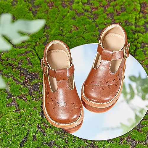 Image of Otter MOMO Toddler /Little Girls Mary Jane Slip-on School Uniform Party Dress Shoes