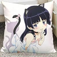 俺の妹がこんなに可愛いわけがない　ロングクッションカバー　黒猫 俺の妹がこんなに可愛いわけがない ロングクッションカバー 黒猫