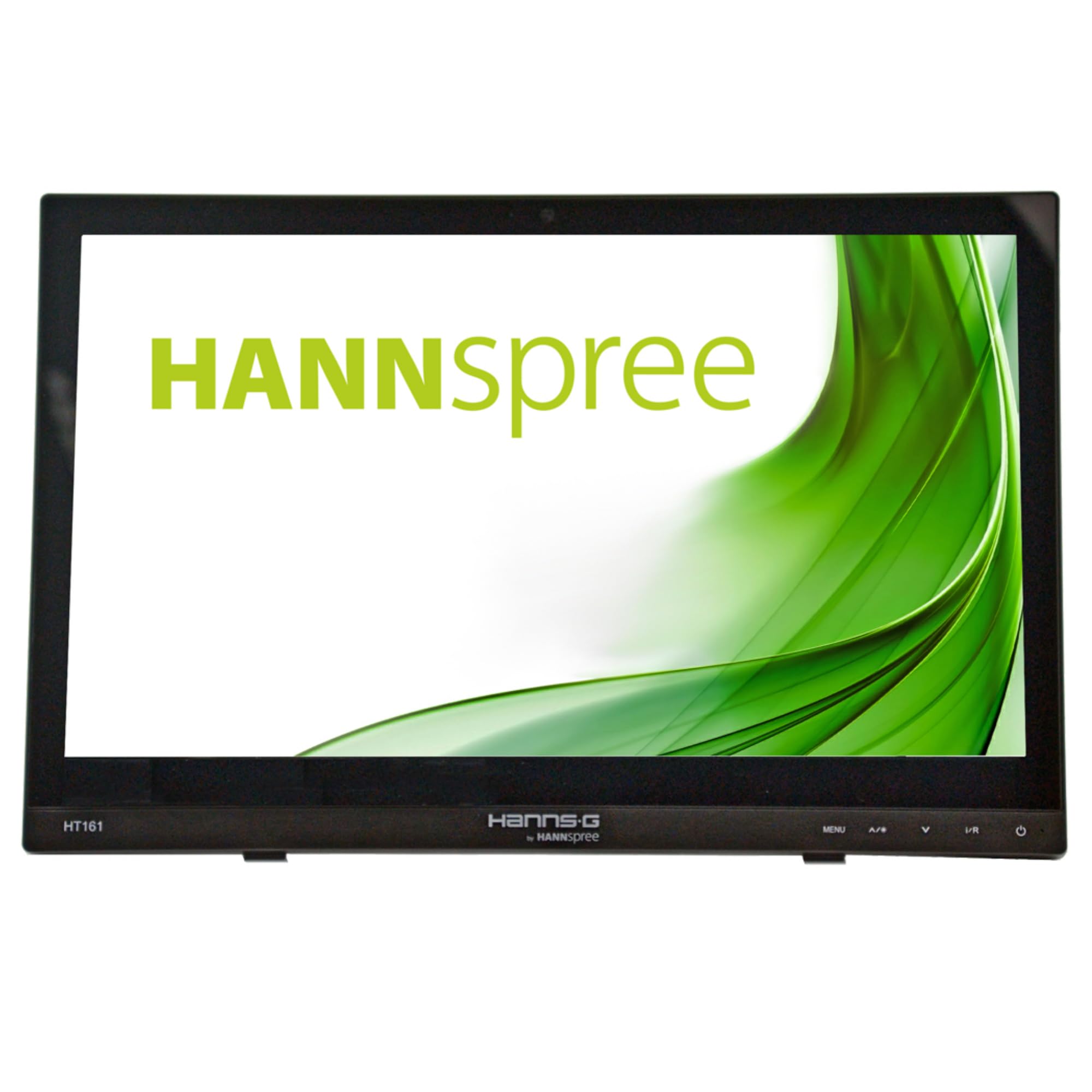 HANNspree HT161HNB Monitor Touchscreen HDMI con Schermo Multi-Touch da 15,6 pollici, Nero